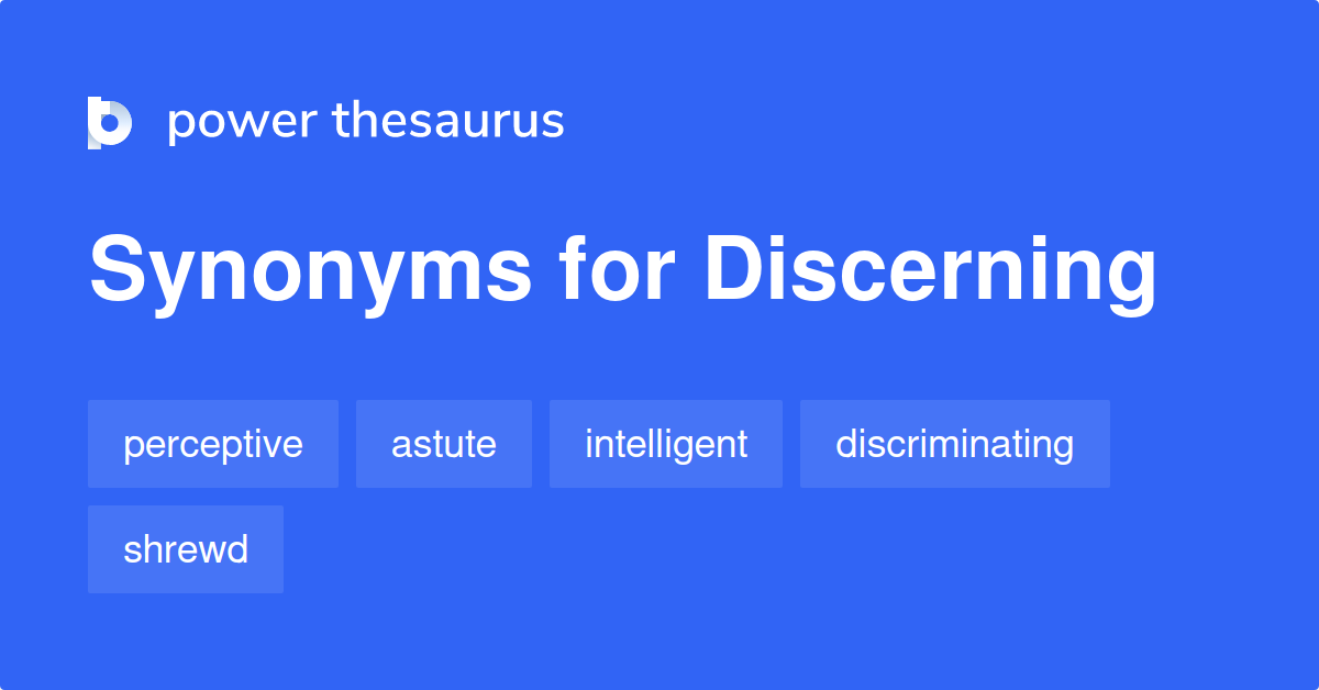 Discerning Synonyms Words