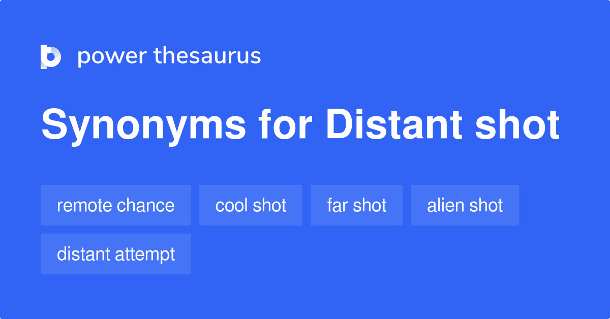 Distant Shot synonyms 52 Words and Phrases for Distant Shot