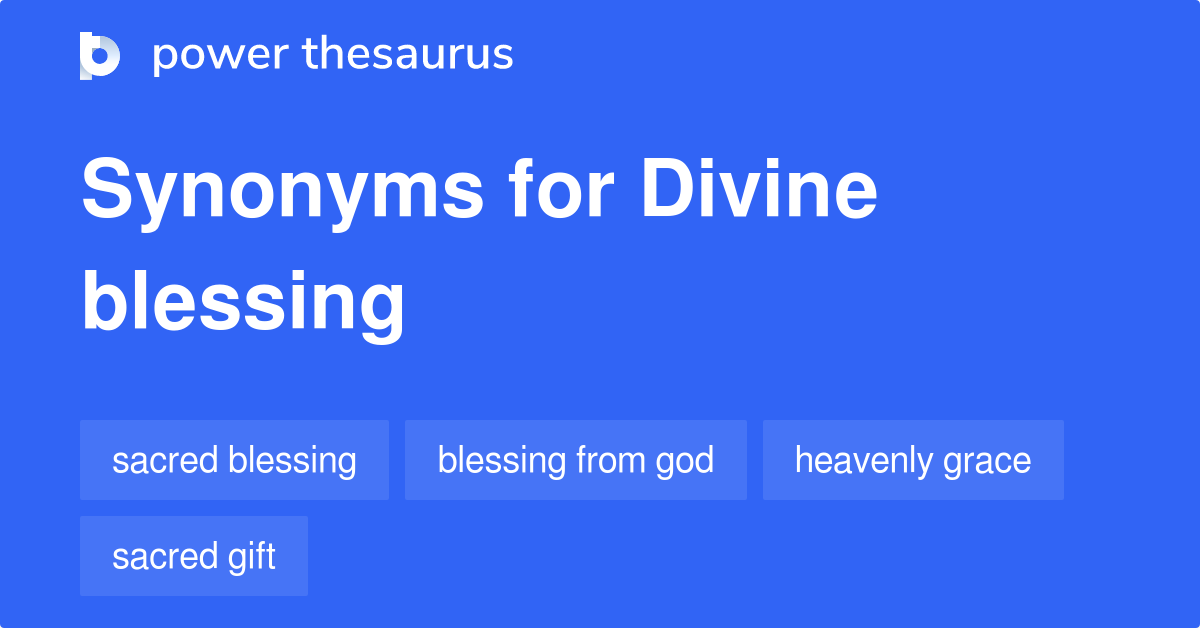 divine blessing synonyms 2