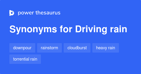 heavy rain synonym