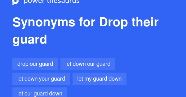 drop synonyms list