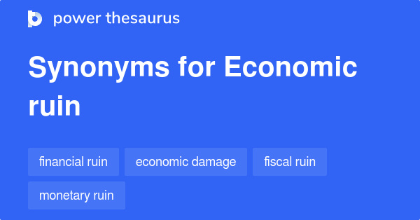 Ruin Synonyms In English