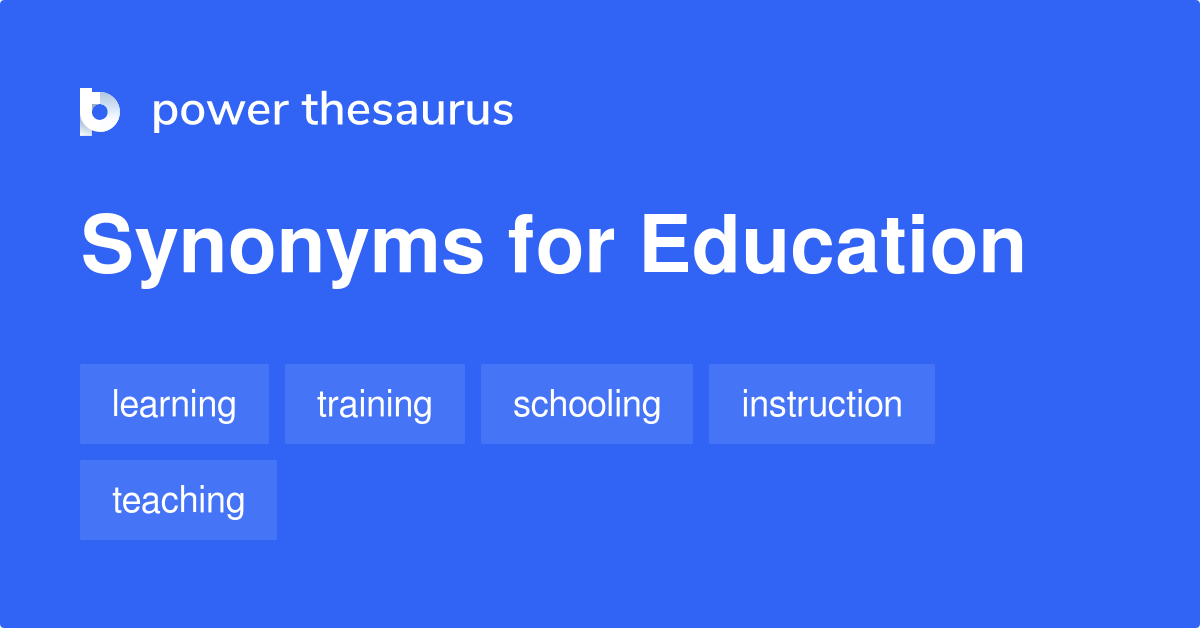 course education synonym