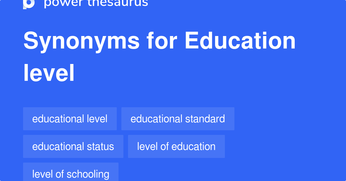 further education synonyms thesaurus