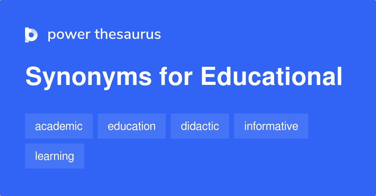 synonyms of education