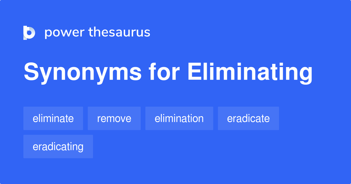 Eliminate Definition Synonyms