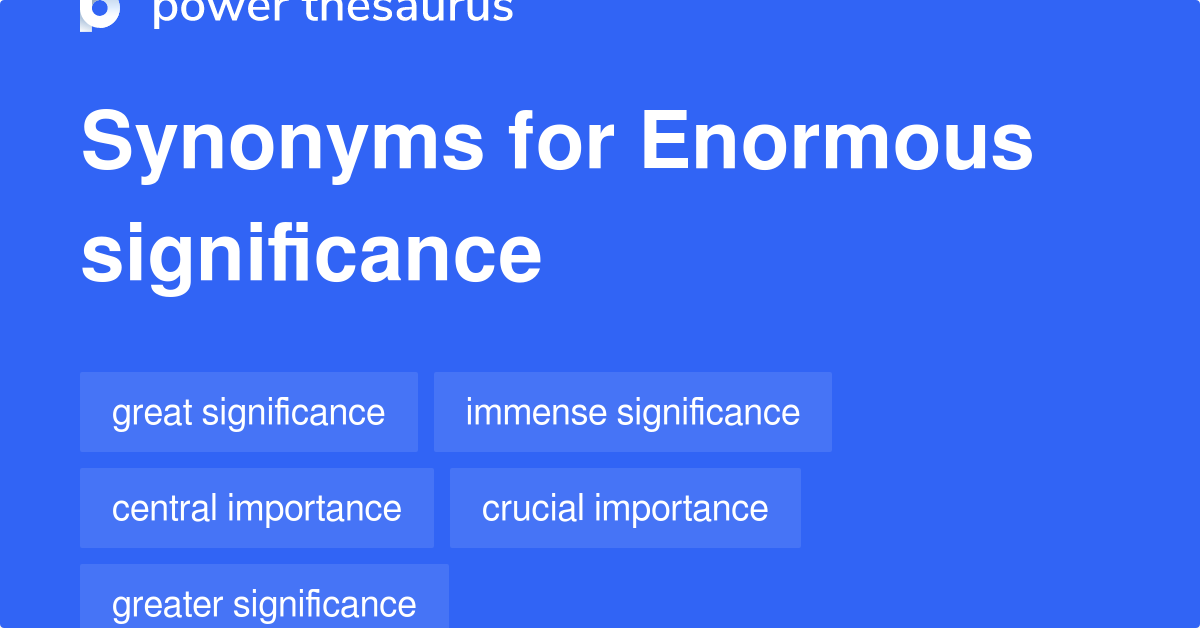 enormous synonyms collins english thesaurus