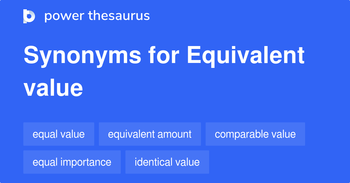 equal synonym finder