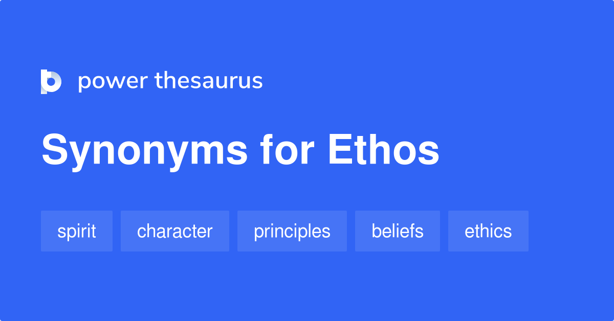 Ethos synonyms - 566 Words and Phrases for Ethos
