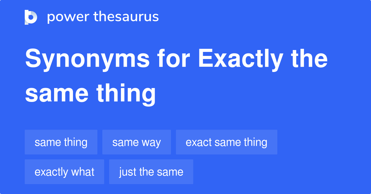 things thesaurus
