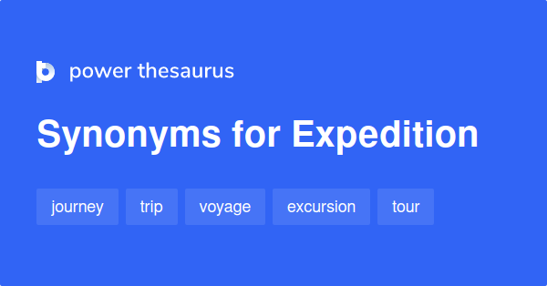 expedition synonym excursion