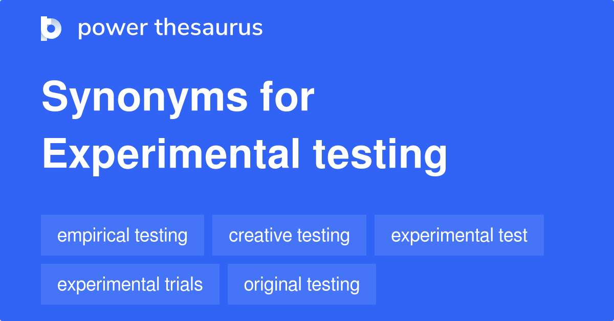 experimental synonyms list