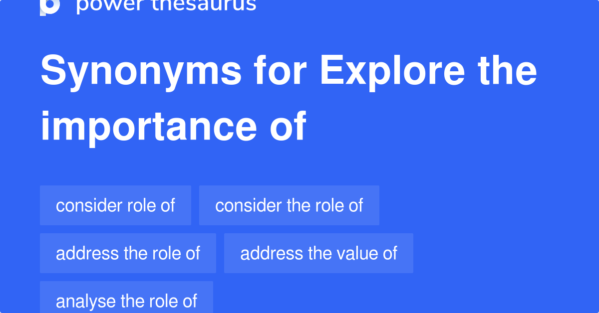 Explore The Importance Of synonyms 77 Words and Phrases for