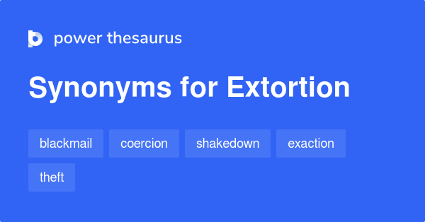 extortion synonym