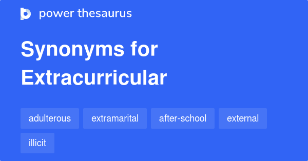 Different Words For Extracurricular Activities