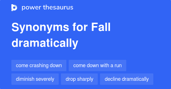 Dramatically Synonyms In English