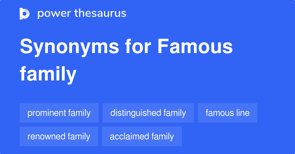 famous f family