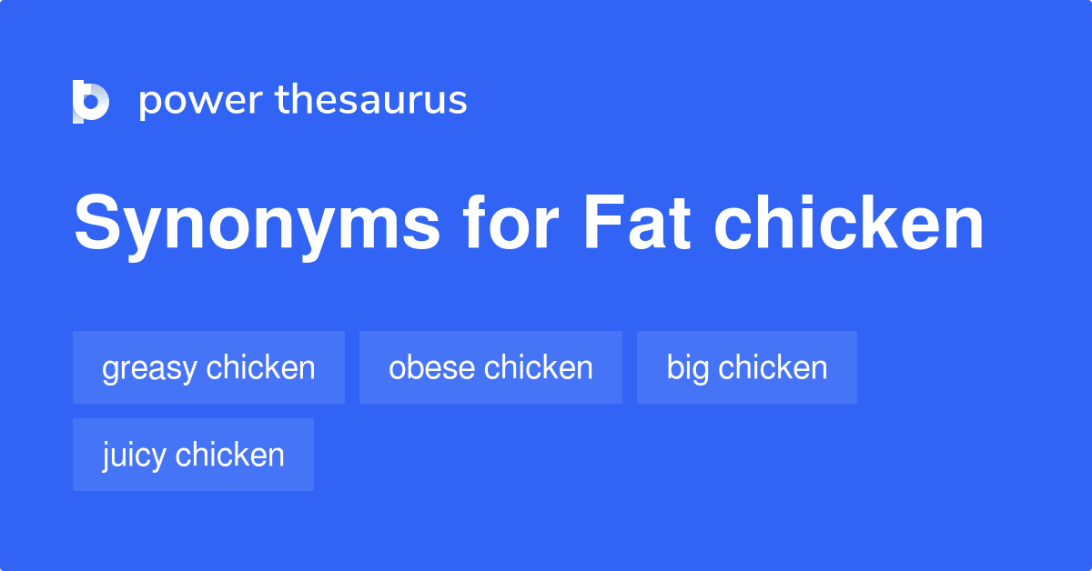 Chicken Synonyms In English