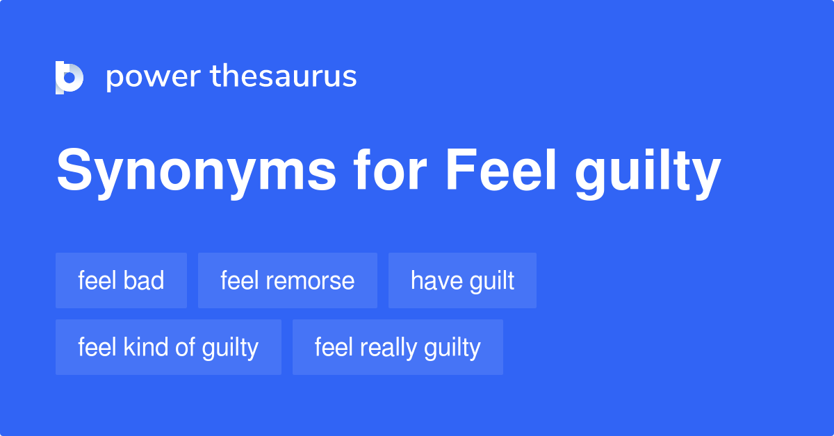 What Are Synonyms For Guilty