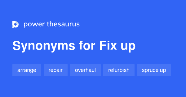 Fix Up Synonyms In English