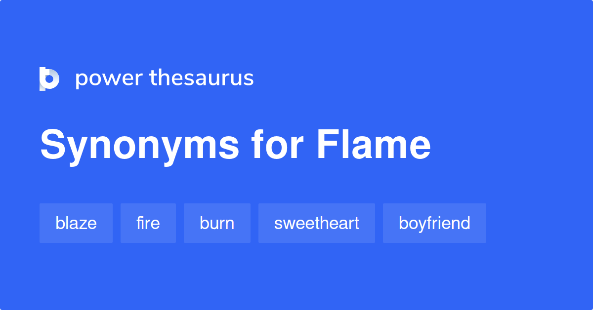 Another Word For Flame In English