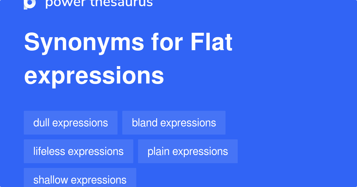 flat affect synonym