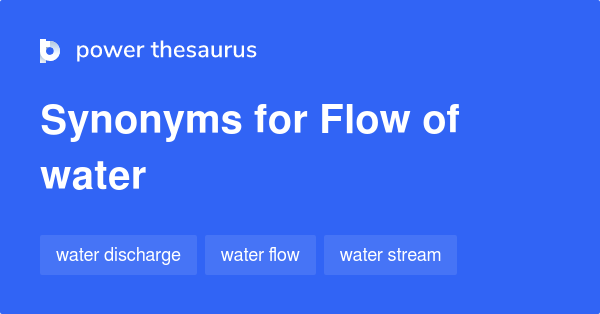 flow synonym