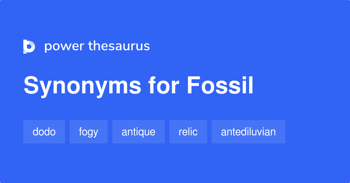 Top 52+ imagen fossil synonym