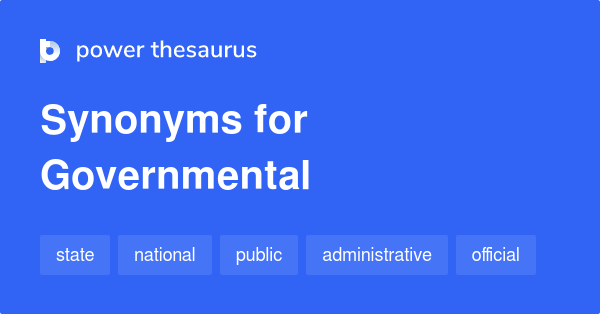 Governmental Synonyms 
