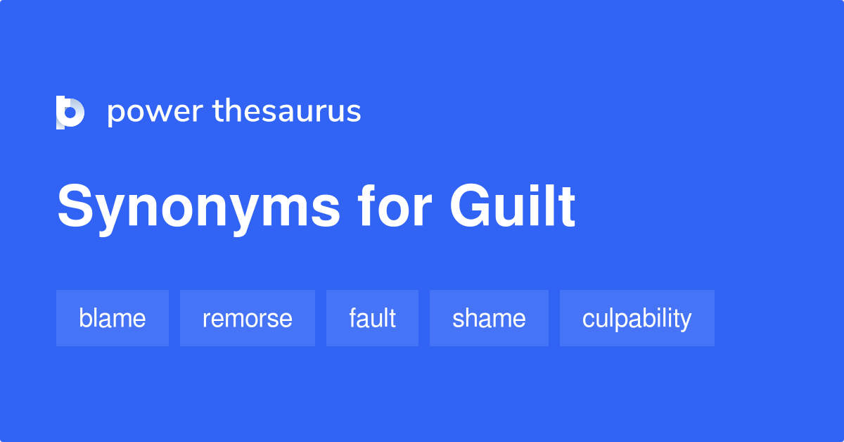 guilt trip synonym noun