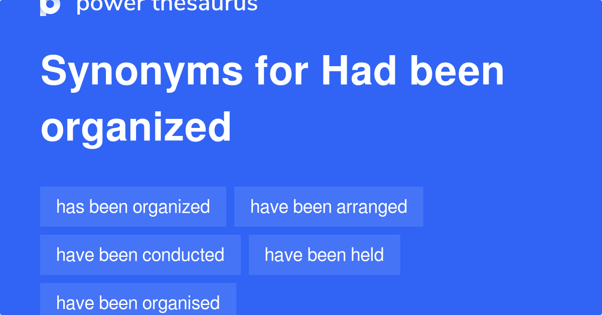 Not Organized Synonym