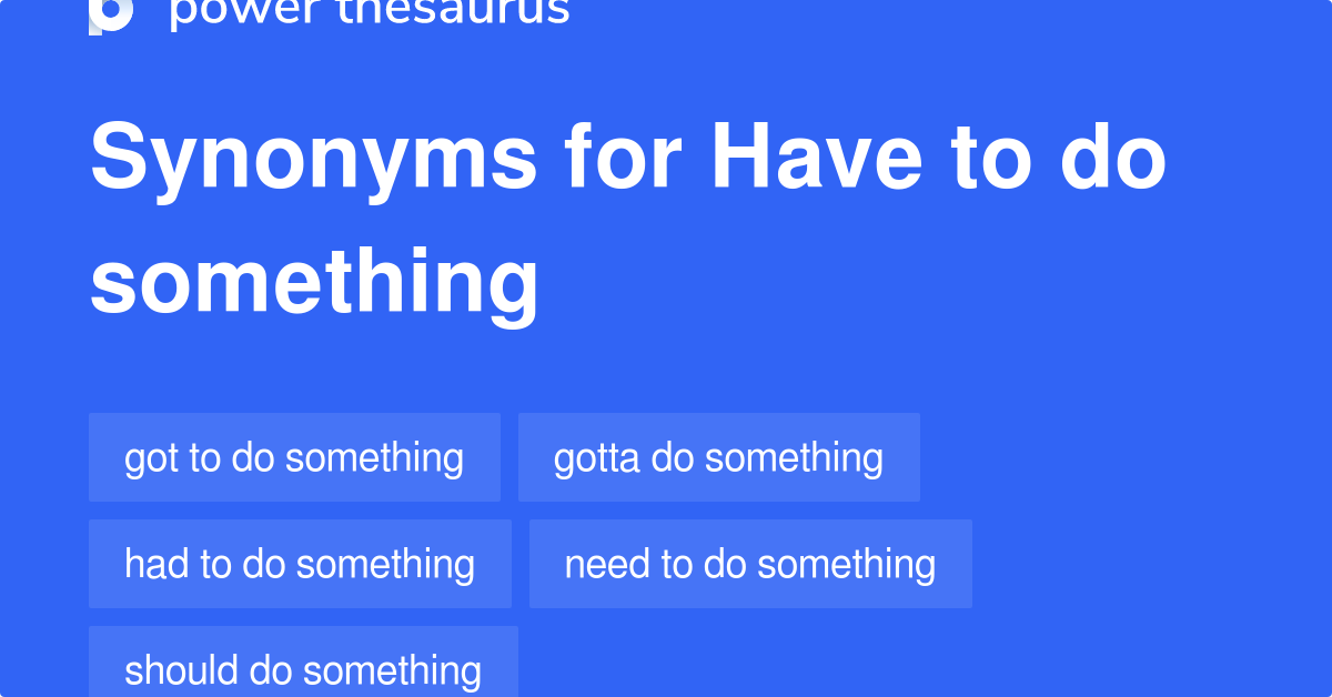 Desire To Do Something Synonyms