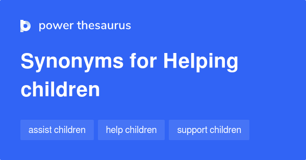 Synonyms For Helping The Community