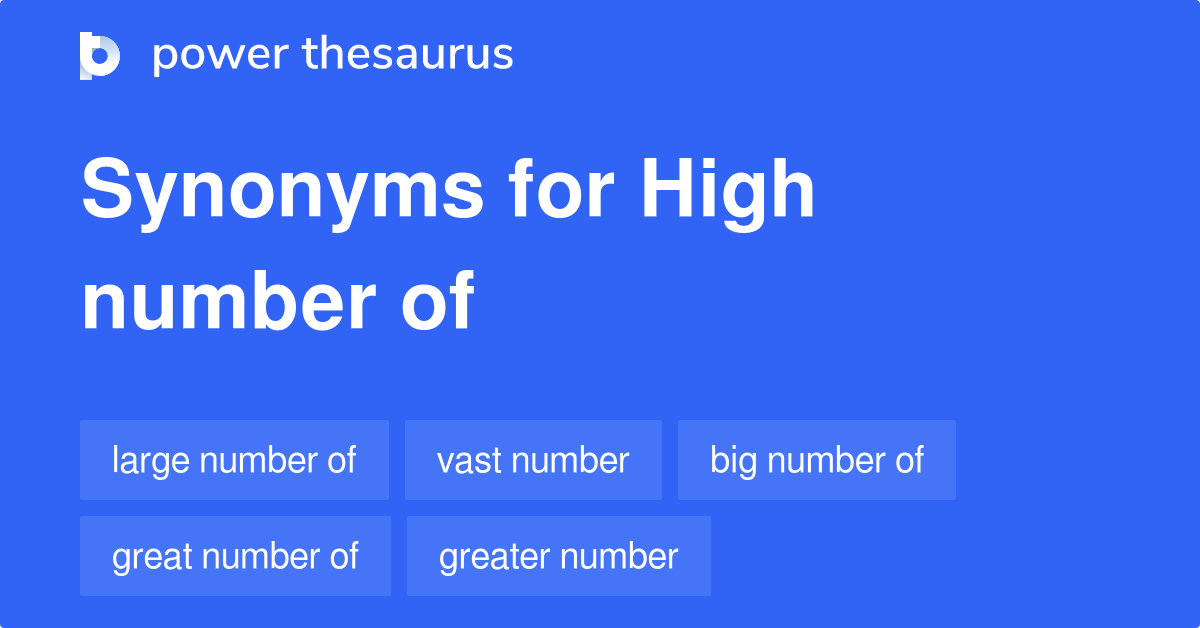 The Highest Number Synonym