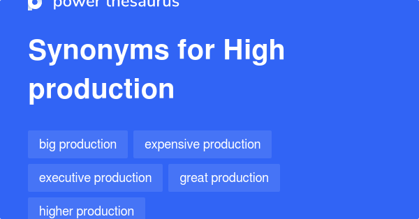 film production synonym