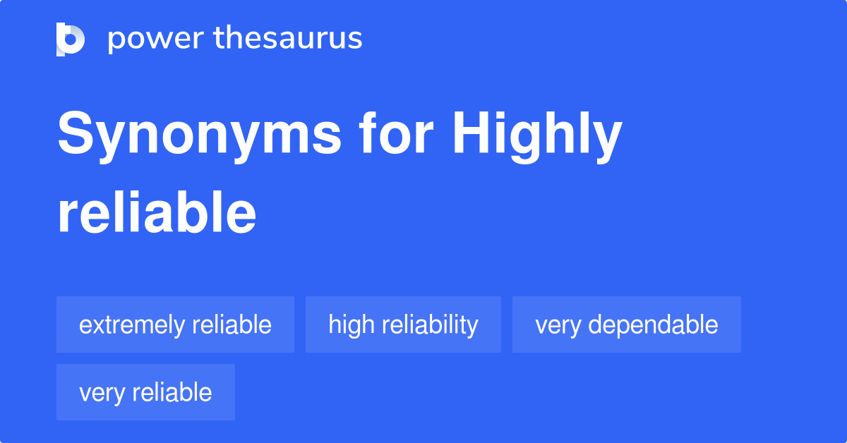 Reliable Synonyms English