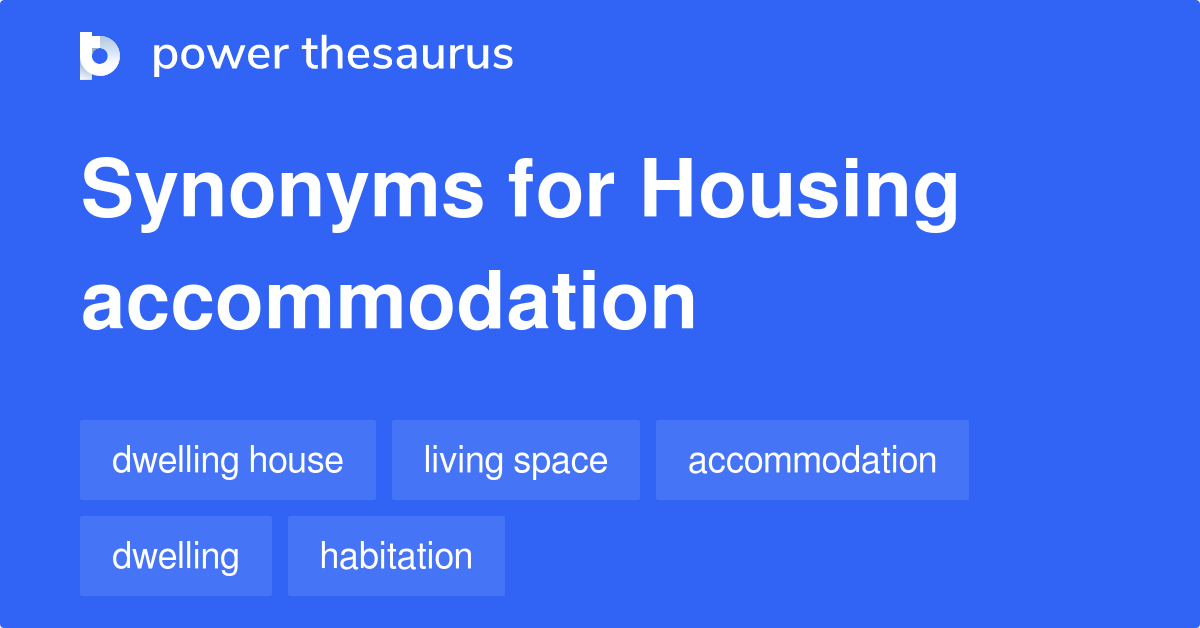 other words for housing types