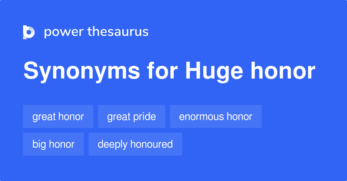 synonym for honor