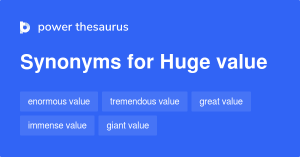 Personal Value Synonyms In English