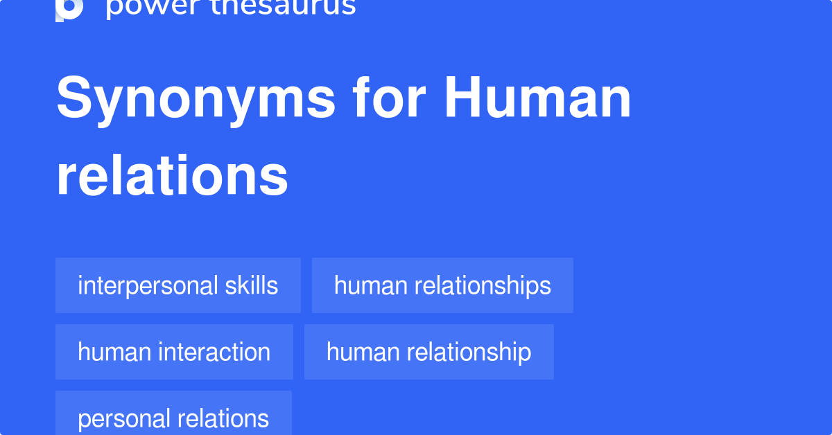 human relations skills