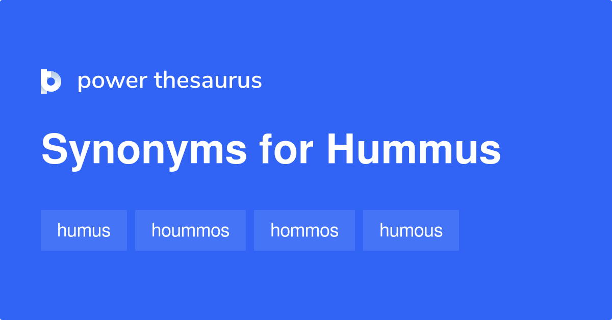 Hummus Synonyms 116 Words And Phrases For Hummus