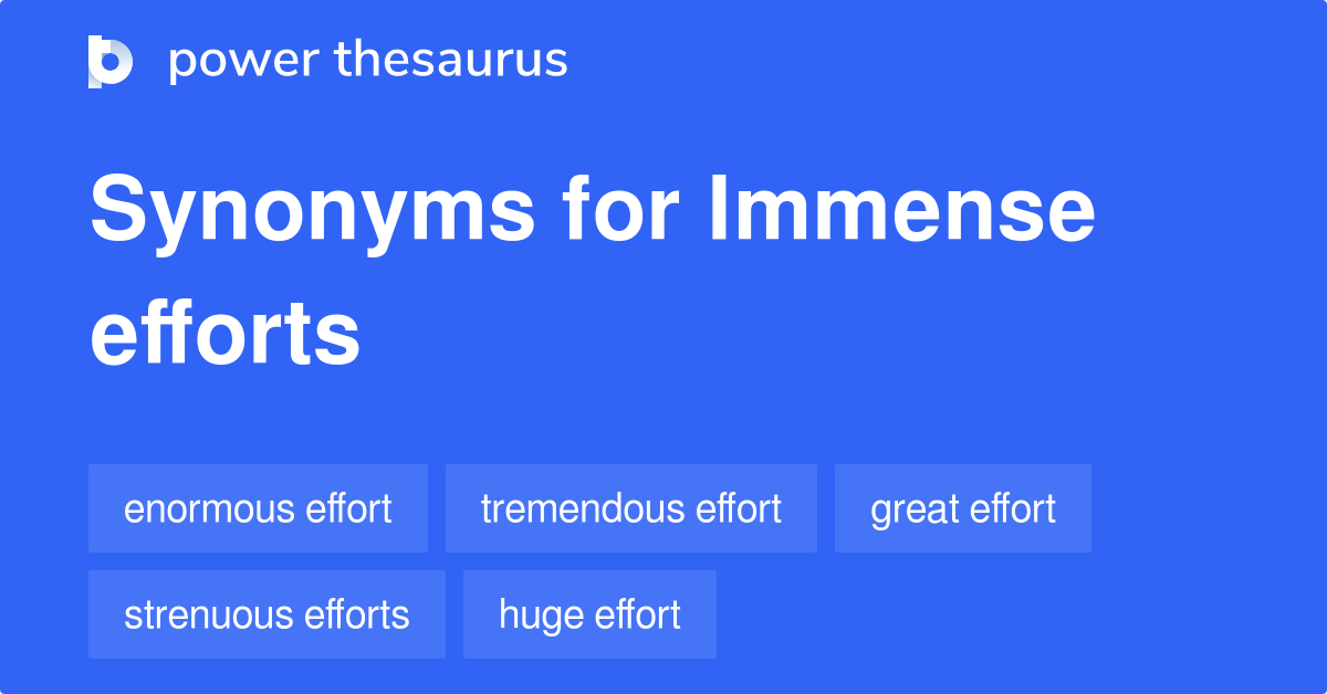 Immense Synonym List