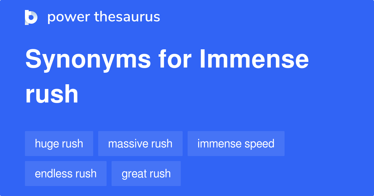 Immense Synonyms And Antonyms