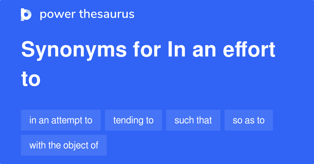 Big Effort Synonyms