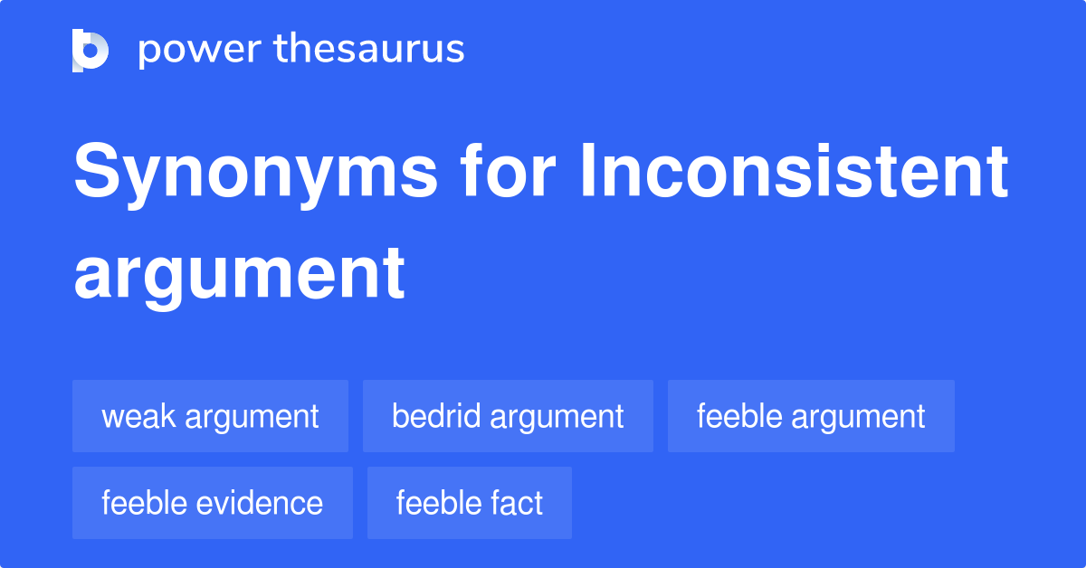 Inconsistent Synonyms In English