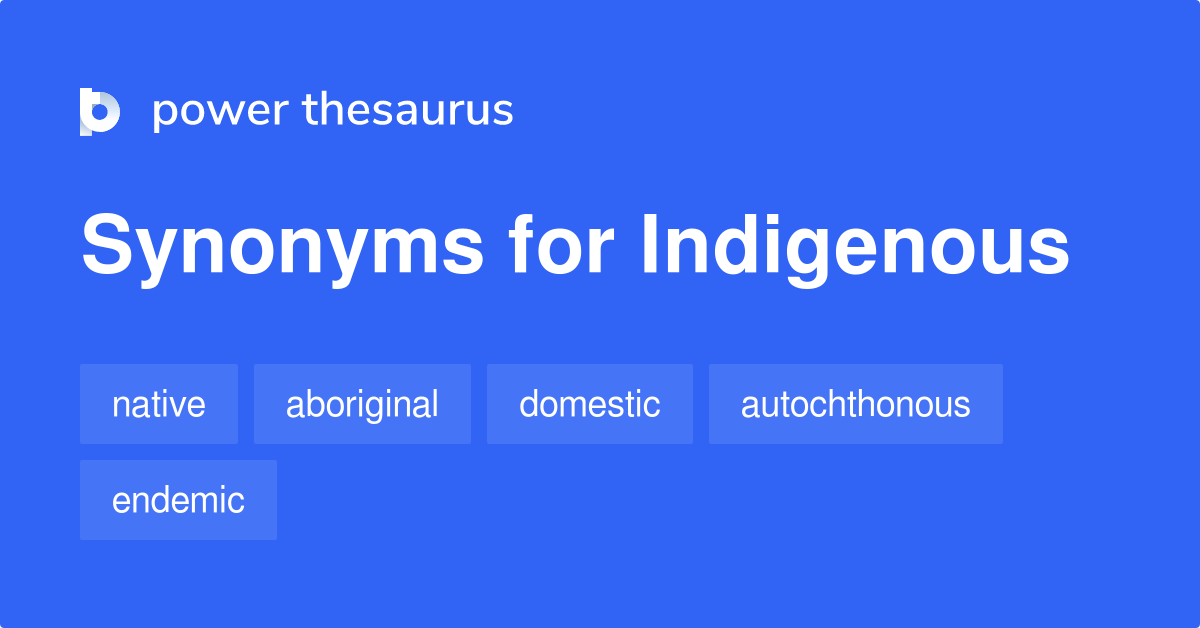 Indigenous Meaning In Oxford English Dictionary