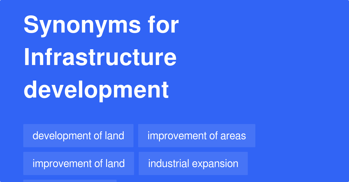 Infrastructure Development synonyms 227 Words and Phrases for