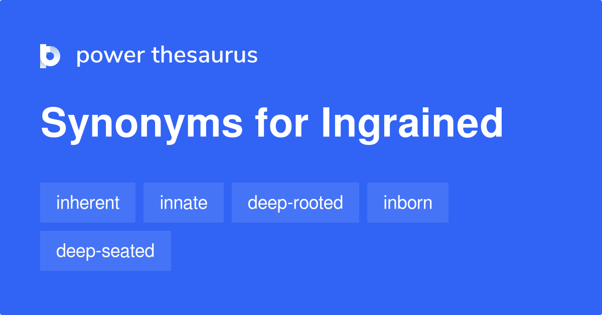 Ingrained Synonyms 2 