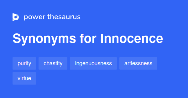 Synonyms For Childlike Innocence