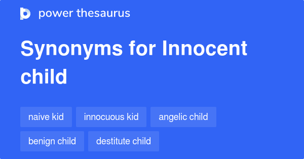 Synonyms For Innocent Child